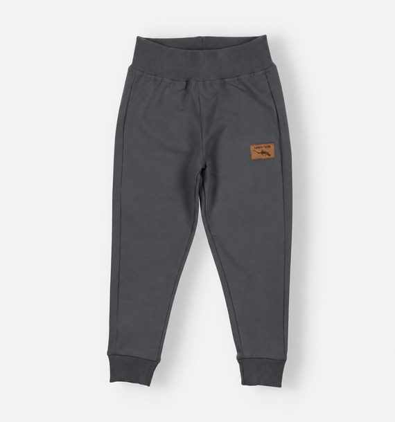 Pantaloni sportivi da bambino Lagarto Verde KAR-0040/SZA in cotone grigi