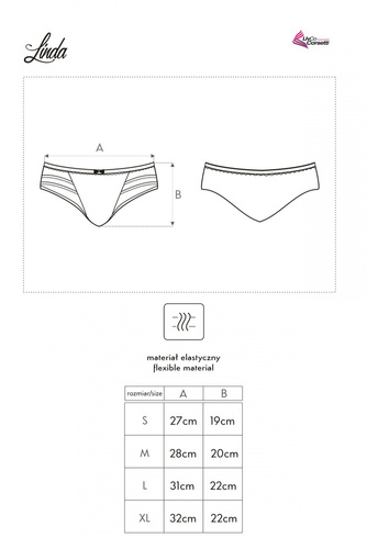 Linda LC 6064 LivCo Corsetti Fashion mutandine da donna - bianco