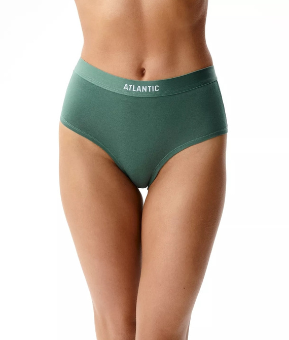 Atlantic 3CLP-009/Z26 Maxi Sport Slip Donna 95% Cotone 3-Pack rosa-marrone