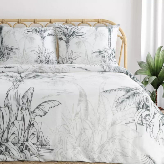 Eurofirany SPRING 104 completo letto 100% raso di cotone Oeko-Tex