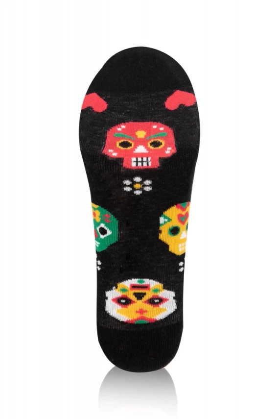 S134D Muerto Calze lunghe Moda Italiana - nero