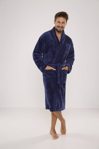 811 Accappatoio in felpa da uomo De Lafense - denim