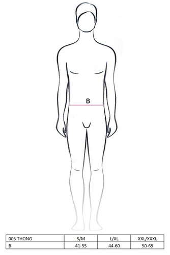 005 Perizoma da uomo Passion nero