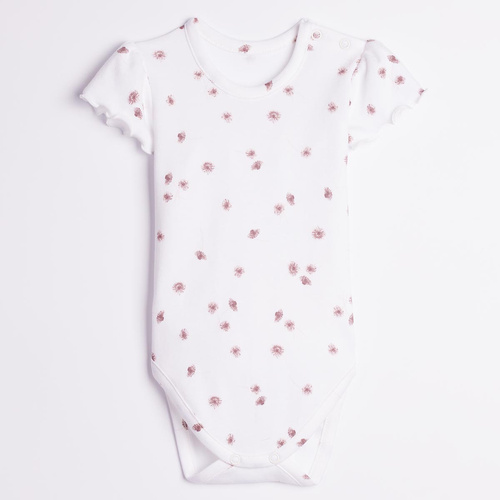 Nicol Hania 226093 Body neonato 100% cotone con fiori