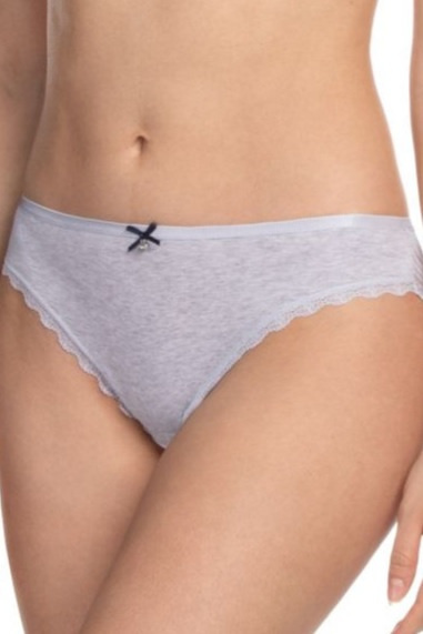 LAMA L-1479MB - slip mini bikini donna in cotone 2 pezzi