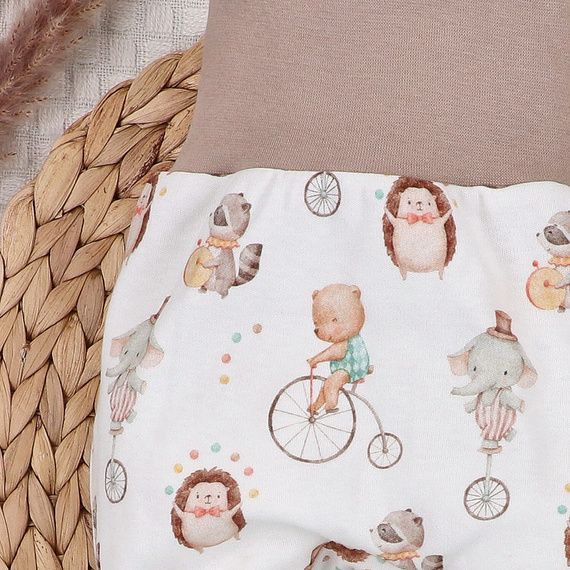 ABN-5590 Pantofole per bambini Circus Nini - 100% cotone biologico, morbide e anallergiche