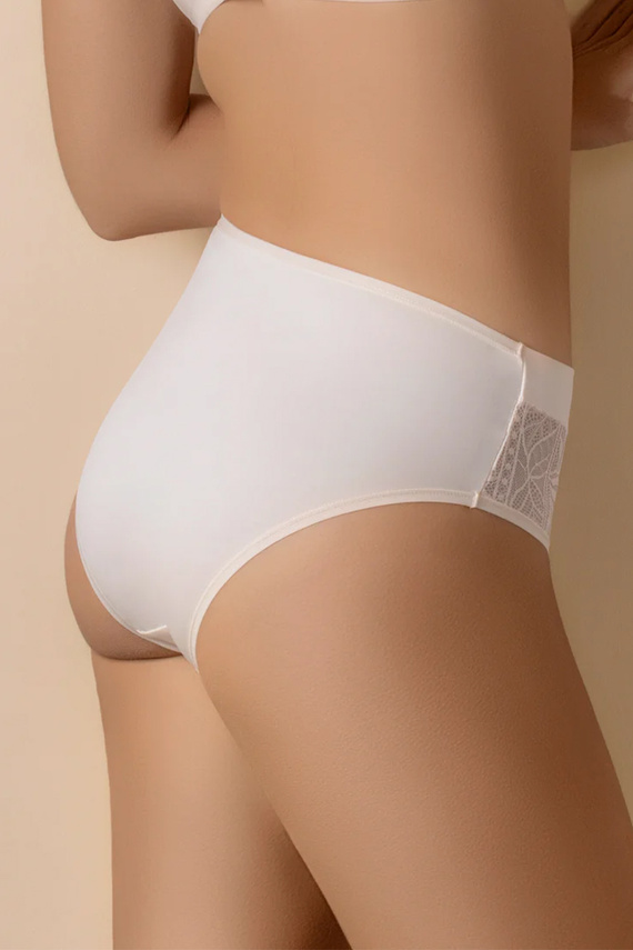 MARA 3138 Selene Slip Rosa Vita Alta in Pizzo Modellante