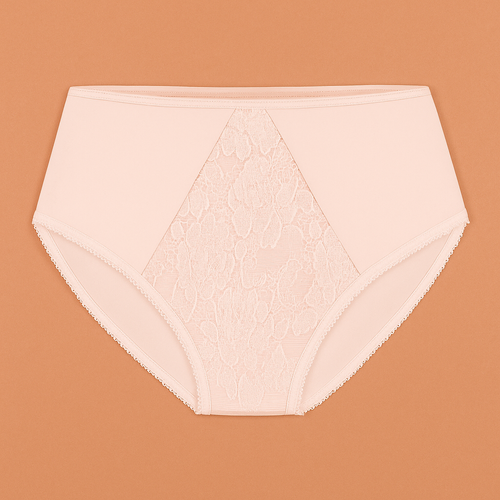 VF-435 - Mutandine a vita alta in pizzo da donna Vena nude