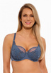 Reggiseno blu morbido