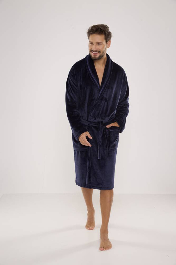 716 Vestaglia da uomo Rafael De lafense - blu marino