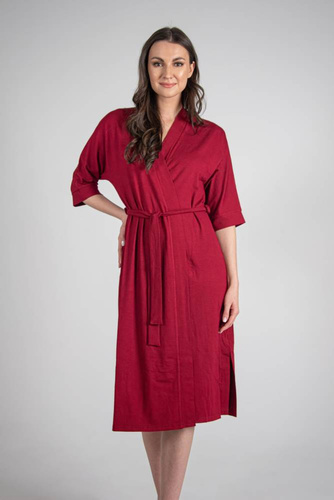 942 Visa Vestaglia lunga De Lafense - marrone