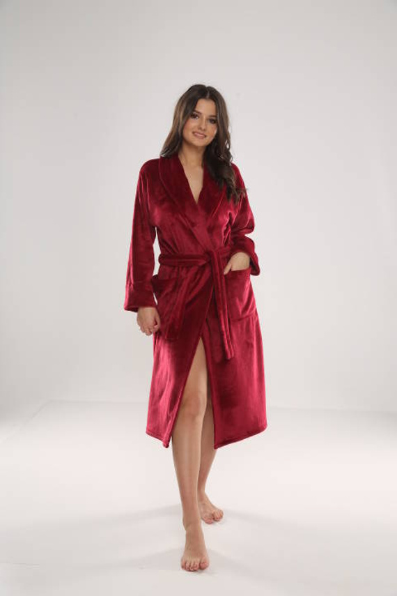 628 Accappatoio da donna Abigail Long Forex - marrone