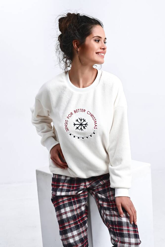 Pigiama donna Better Sensis - crema