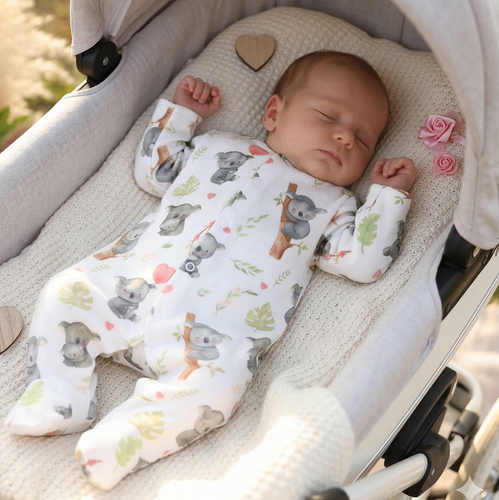 Tutina Nini 100% Sweet Koala cotone biologico per neonato