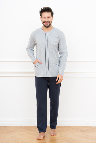 Alcest Uomo manica lunga, pantaloni lunghi Moda Italiana - blu navy