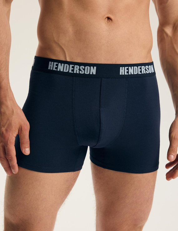 Bokserki męskie Henderson 45477 Frost 2-pak, bawełniane z szeroką gumą z logo