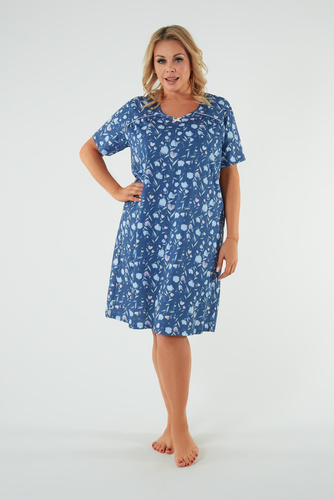 Camicia da notte Agalia, manica corta Moda italiana - stampa