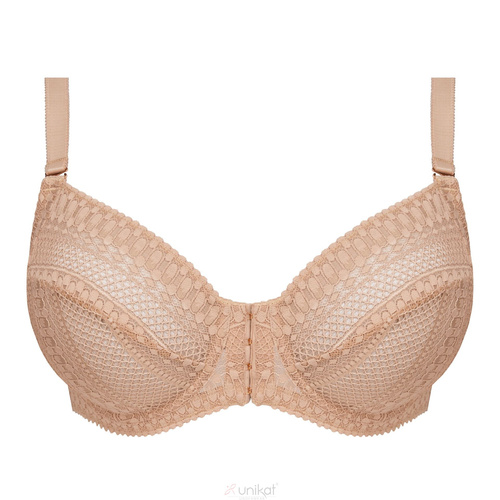 Reggiseno morbido Kora Unikat Morbido beige - allacciato sul davanti, comodo ed elegante