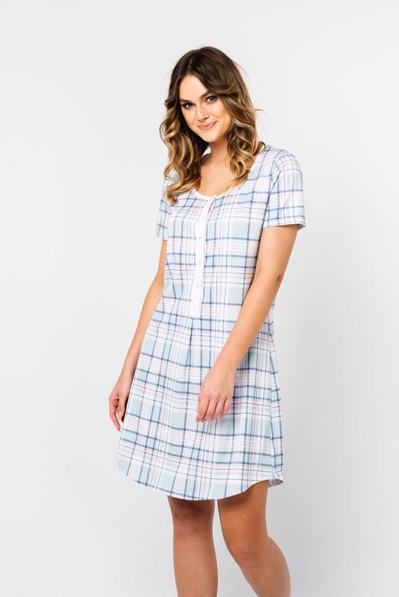 Camicia da notte Allison a maniche corte Moda italiana - stampa