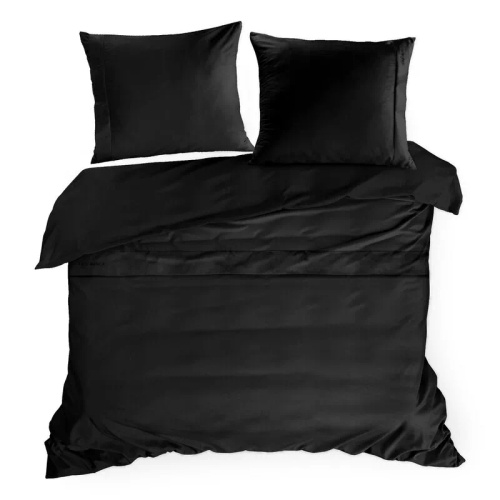 1B Elegante biancheria da letto in raso Eva Minge Eurofirany nero | 100% cotone macosatino