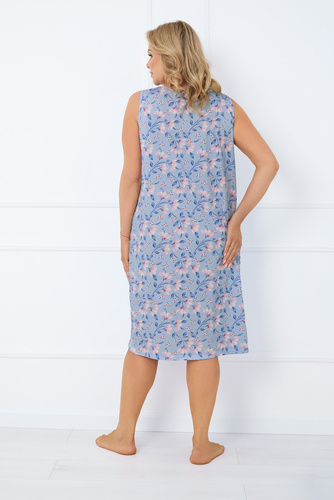 Camicia da notte sbottonata Facelia, cintura larga Moda italiana - stampa