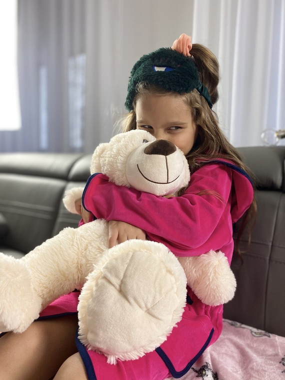 374 / 375 Accappatoio Desiree Baby - lampone