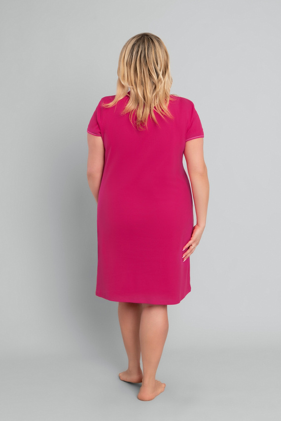 Camicia da notte pazza a maniche corte Moda italiana - cremisi