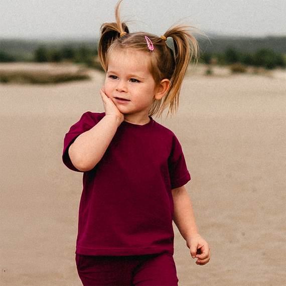 T-shirt bambino oversize Eevi Simply Comfy 100% cotone