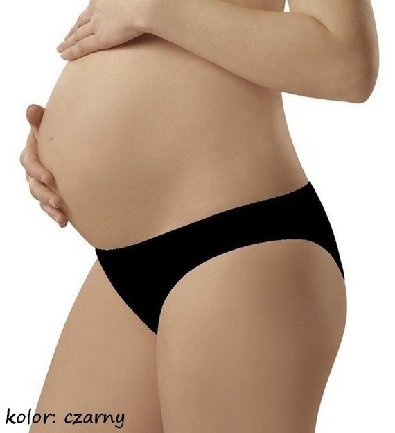 Mama mini mutandine da gravidanza Italian Fashion - nero