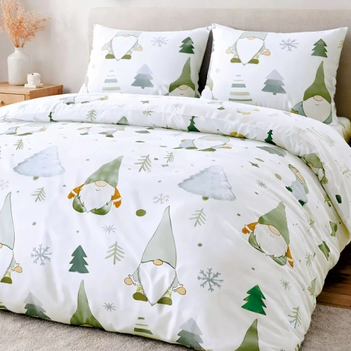 Biancheria da letto in flanella Darymex 31517/1 gnomi 100% cotone 160 g/m²