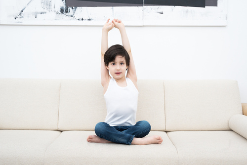 Gilet Tomi per ragazzi, spalla larga Moda Italiana - bianco