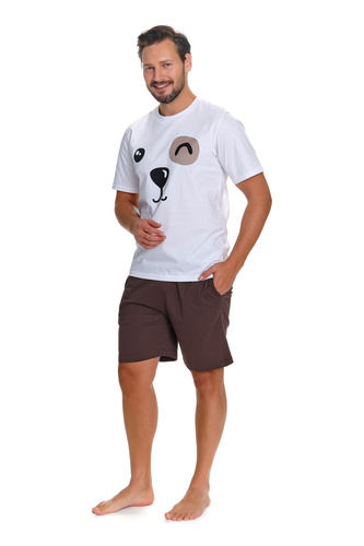 Doctor Nap 7410 pigiama uomo 100% cotone con shorts