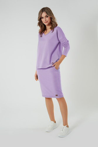 Gonna midi donna Stella Moda italiana - giglio