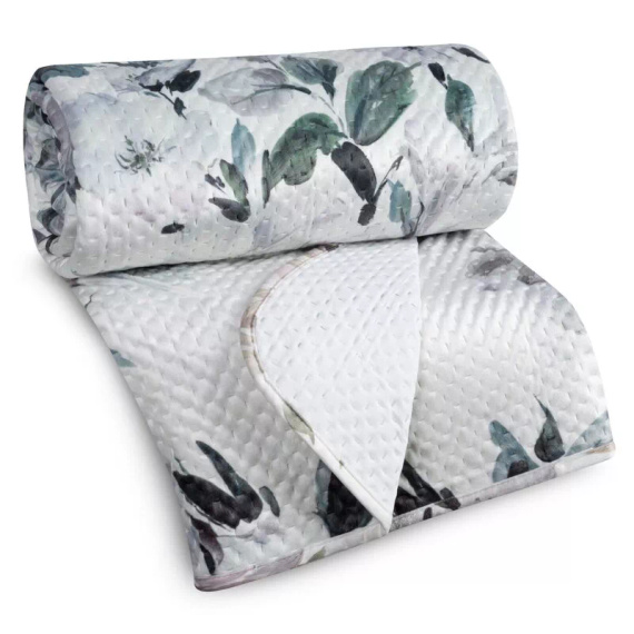 Narzuta Loti Eurofirany bianca decorativa 100% poliestere elegante