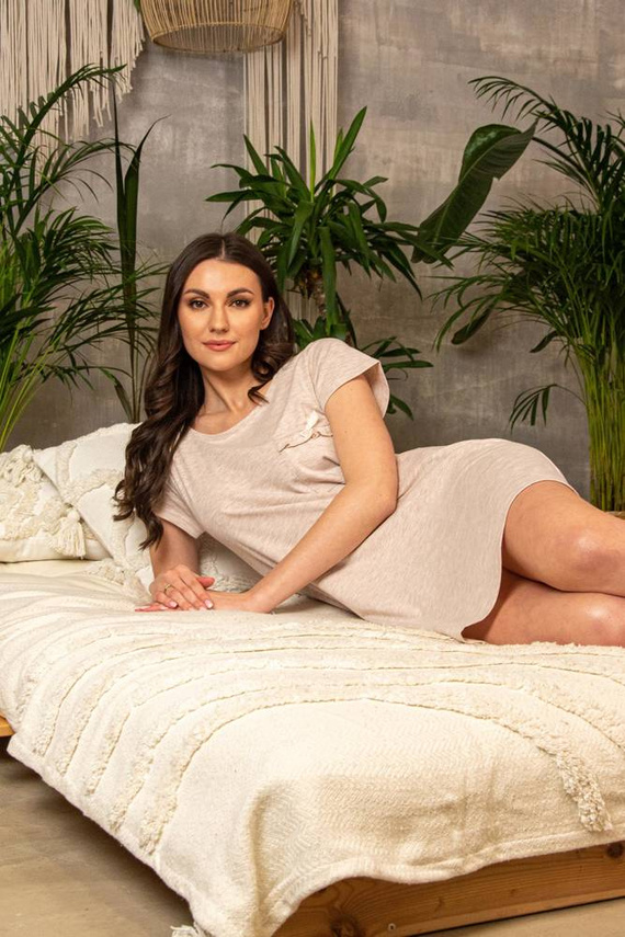 677 Camicia da notte Mariposa II Forex - beige melange