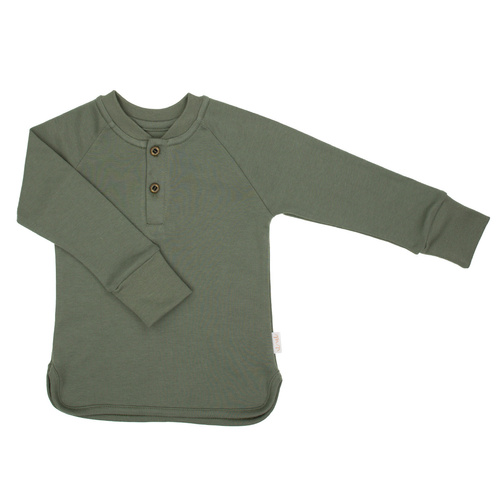 218139 Camicetta Yogi Bear Nicol - cotone, manica lunga, colore cachi
