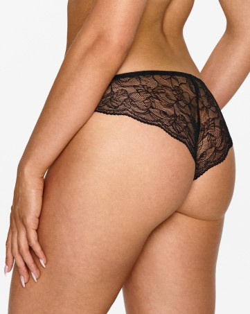 2605 Lupoline mutandine di pizzo nero per donna