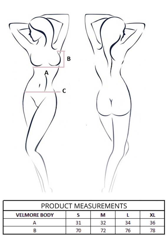 Velmore Body Violet Passion viola - body elegante da donna