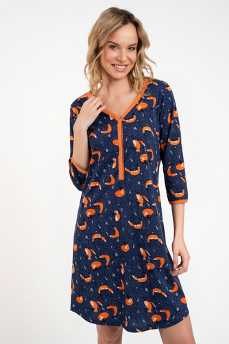 Camicia da notte e vestaglia da allattamento Wasilla Italian Fashion