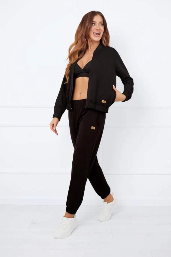 Caro Giacca bomber da donna Moda italiana - nero