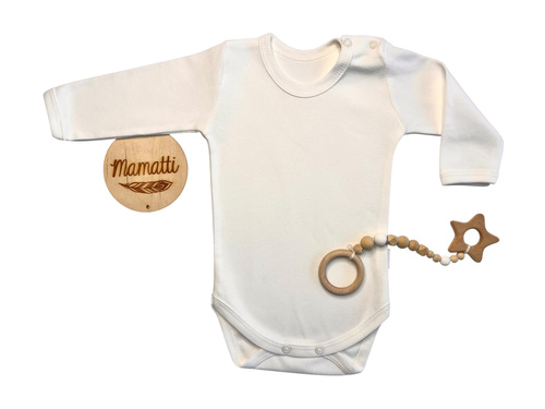 Body Mamatti a manica lunga per bambina BD14927 - 100% cotone, comfort e stile