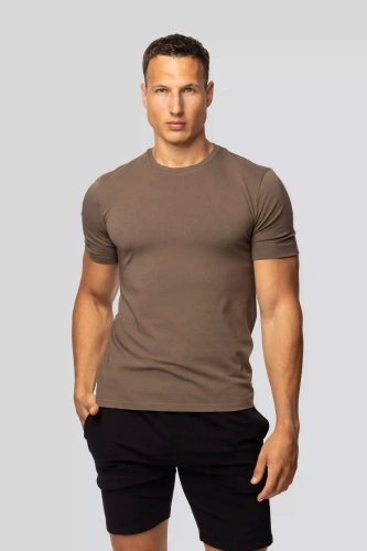 T-shirt da uomo Urban khaki- Cotone Vestibilità classica, alta qualità, flessibilità, comfort per tutto il giorno