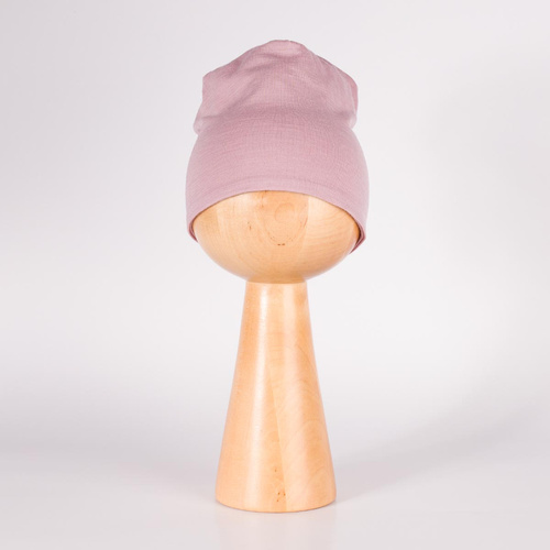 229100 Nicol Cappello Merino 100% lana bambino doppio strato - rosa cipria