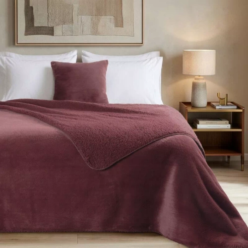 Narzuta Florina Eurofirany decorativa color polvere 100% poliestere elegante