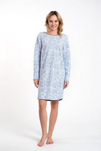 Camicia da notte Gracjela Moda italiana - stampa blu