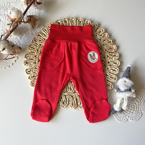 Mamatti Baby Mezzi Calzini PD05 Merry Christmas - Rosso, Natale