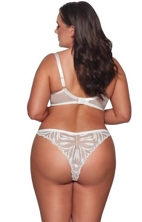 2107/B Mutandine con reggiseno Ava - ecrù