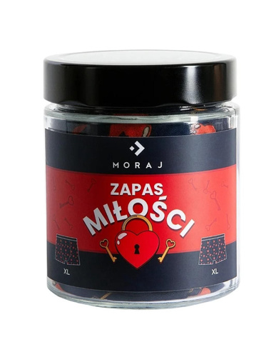 Boxer da uomo Moraj MBX600-366 'Love Stock' - Cotone pregiato, blu navy, regalo in barattolo di vetro