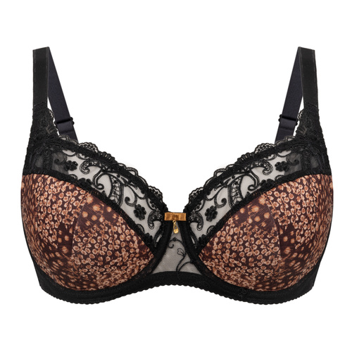 Vena VB-473 nero-cannella – reggiseno stabile K15 per seno medio e abbondante