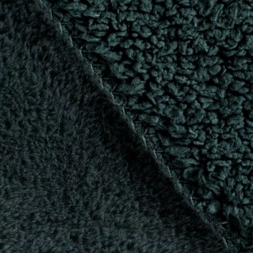 Narzuta decorativa Nina Eurofirany verde menta scuro 170x210 pelliccia morbida 240 g/m²